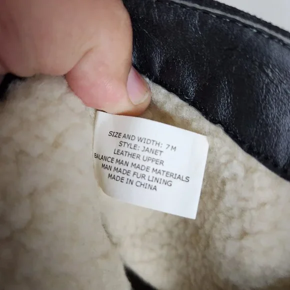 New Sporto Janet Insulated Microfiber Lined Black Suede Leather Boots Size 7M - Picture 6 of 10